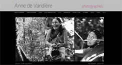 Desktop Screenshot of annedevandiere.com