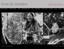 Tablet Screenshot of annedevandiere.com